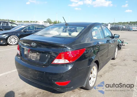 2012 Hyundai Accent Gls from USA, damaged, VIN KMHCU4AE0CU186618